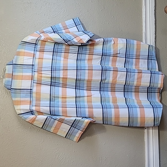 TwentyX Wrangler Mens Short Sleeve plaid Shirt Size XXL 100% cotton Spring Rodeo - Picture 4 of 11